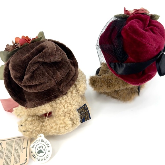 NWT VTG (2) 1990 Boyds Bears Adaline Bearett & Sylvia G. Bearimore Collectibles - Picture 4 of 13